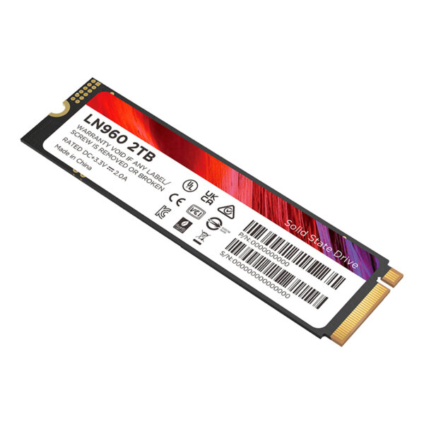 Unidad en estado solido Lenovo LN960, 2TB, M.2 2280, PCIe Gen 4 x4, NVMe 2.0 - Imagen 3