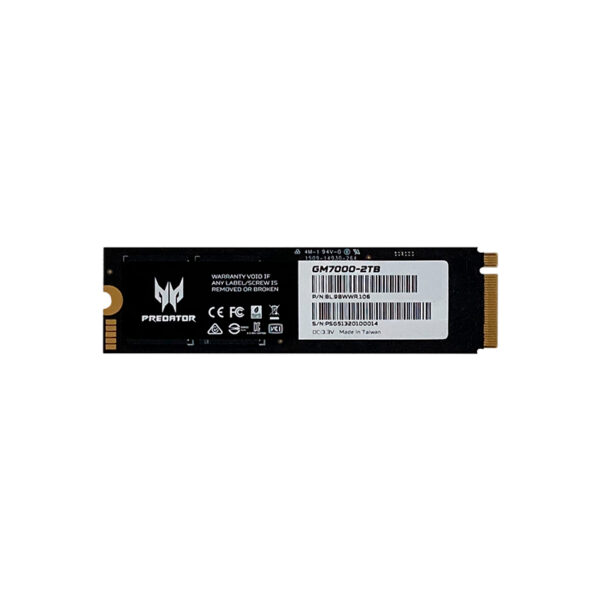 Unidad de estado solido Predator GM7000, 2TB, PCIe Gen 4.0 x4 NVMe 1.4 - Imagen 2