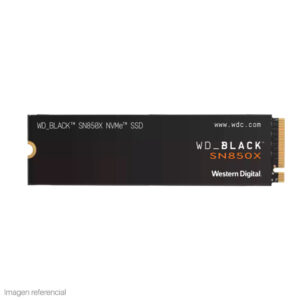 Unidad en estado solido Western Digital Black SN850X NVMe 1TB, M.2 2280, PCIe Gen 4.0 x4.