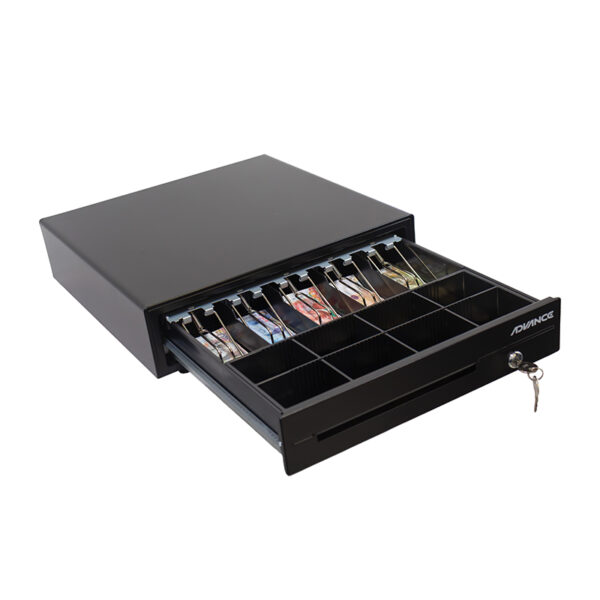 Caja para efectivo Advance ADV-6406, 5 ranuras, RJ11, Negro - Imagen 4