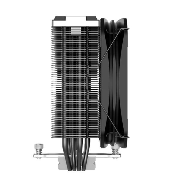 Fan-Cooler para CPU PcCooler K4 BK Challenger, 130mm, 240W, 4-Pin PWM, 12VDC, Color Negro - Imagen 2