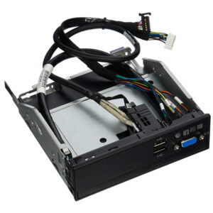 Panel frontal Lenovo 00MV367, 2 USB, 1 VGA, Power, 5.25", para Lenovo System x3550 M5.