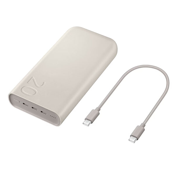 Battery Pack (Bateria Portátil) Samsung de 20,000 mAh, Color Beige - Imagen 4