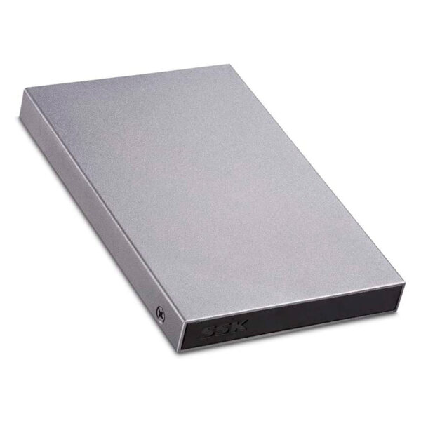 Enclosure SSK de Aluminio, Portatil, USB 3.0-to-SATA (6Gbps), Soporta 2.5" HDD & SSD SATA