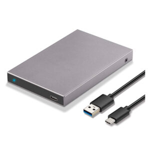 Enclosure SSK de Aluminio, USB-C 3.1 Gen 2-to-SATA (6Gb/s), soporta 2.5" HDD/SSD SATA
