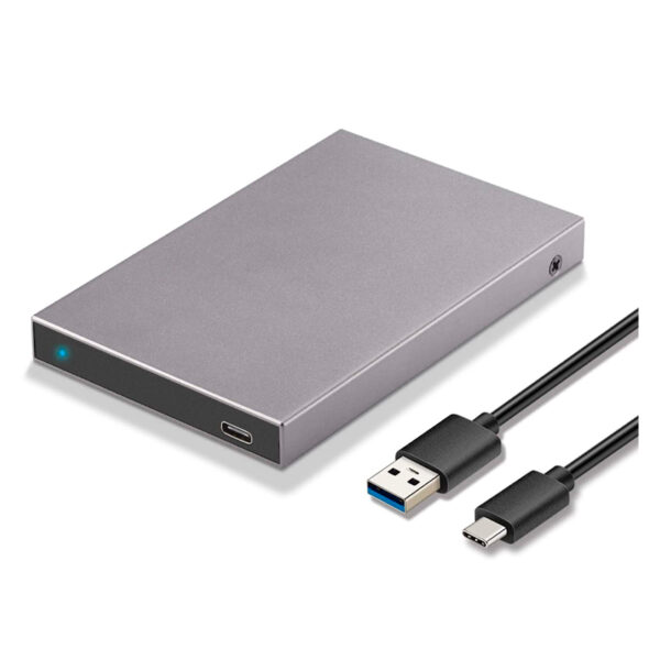 Enclosure SSK de Aluminio, USB-C 3.1 Gen 2-to-SATA (6Gb/s), soporta 2.5" HDD/SSD SATA