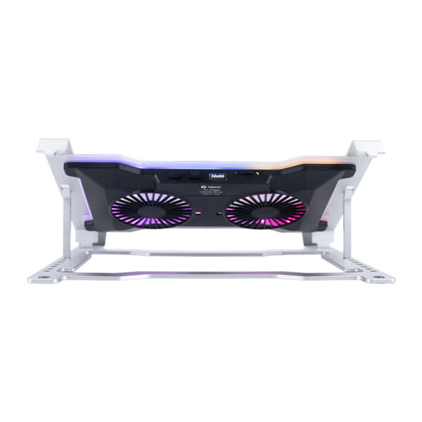 Cooler para notebook TEROS TE-7135N, soporta tablets y notebooks de 9" hasta 16", plateado - Imagen 3