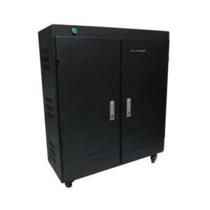 Gabinete de carga Ecotrend QP-R30TC, negro.
