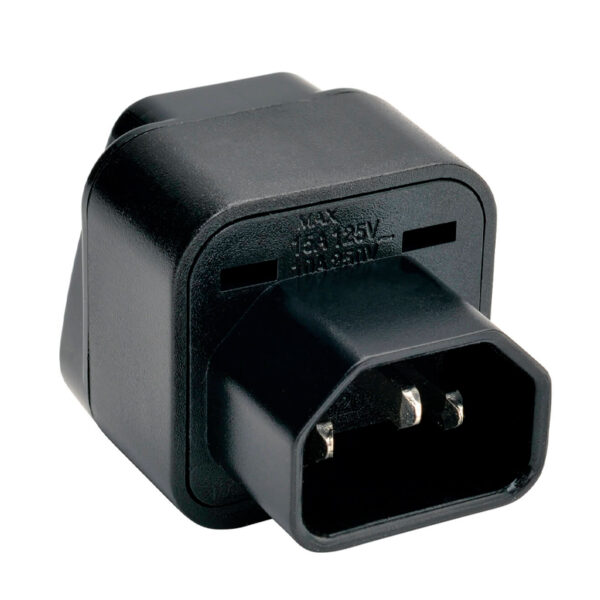 Adaptador de tomacorriente Tripp-Lite UNIPLUGINT, permite conexión a un IEC 320 C13. - Imagen 2