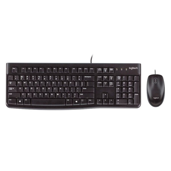 Kit Teclado y Mouse Logitech MK120, USB, Negro. - Imagen 2