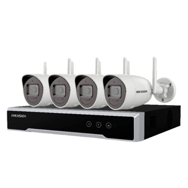 Kit de monitoreo HIKVISION (1 NVR Wi-Fi de 4 Canales + 4 Camaras Wi-Fi de 2 MP). - Imagen 2