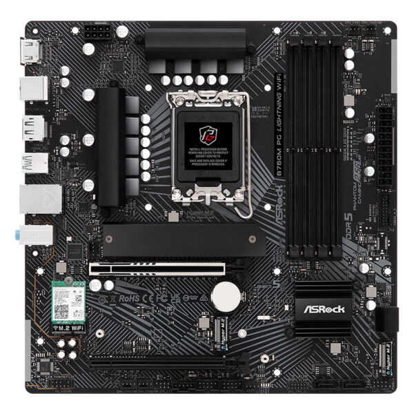 Motherboard ASROCK B760M PG Lightning WiFi, Chipset Intel B760, LGA1700, mATX
