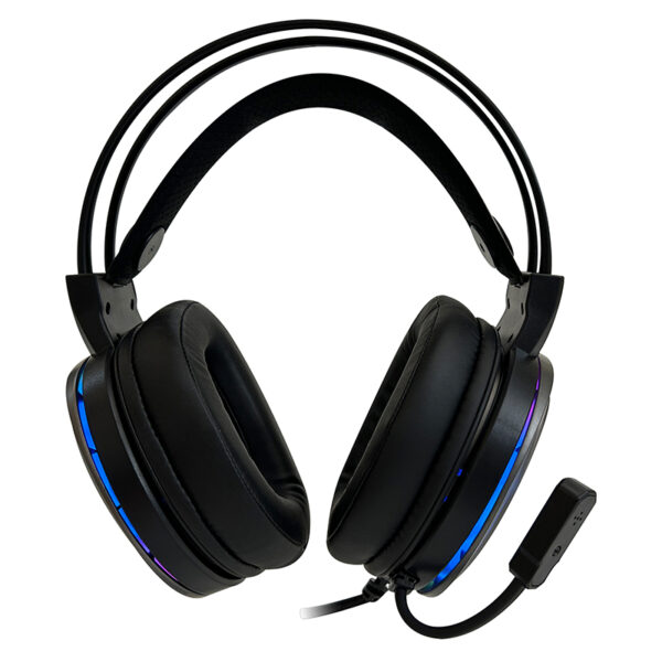 Auriculares Gaming TEROS TE-8170N estéreo 7.1, micrófono, conector USB, Negro, Luces RGB - Imagen 7