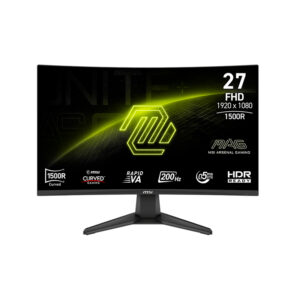 Monitor Curvo Gaming MSI MAG 276CF E20, 27" FHD RAVIP VA, HDMI ,DP, Color Negro