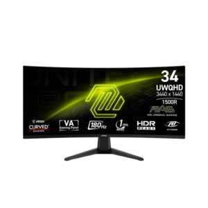 Monitor MSI MAG 346CQ Curvo (1500R) 34 UWQHD (3440 x 1440), HDMI x2 / DP / Headphone-Out