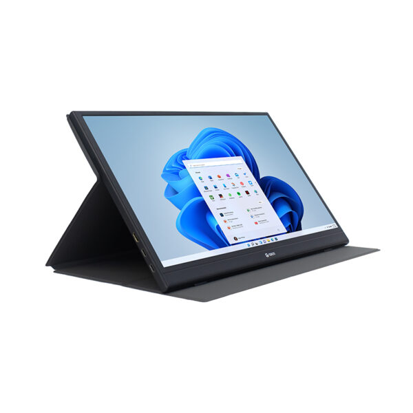 Monitor portátil TEROS TE-1501S FHD IPS mini HDMI USB-C Audio out Altavoces estéreo - Imagen 2