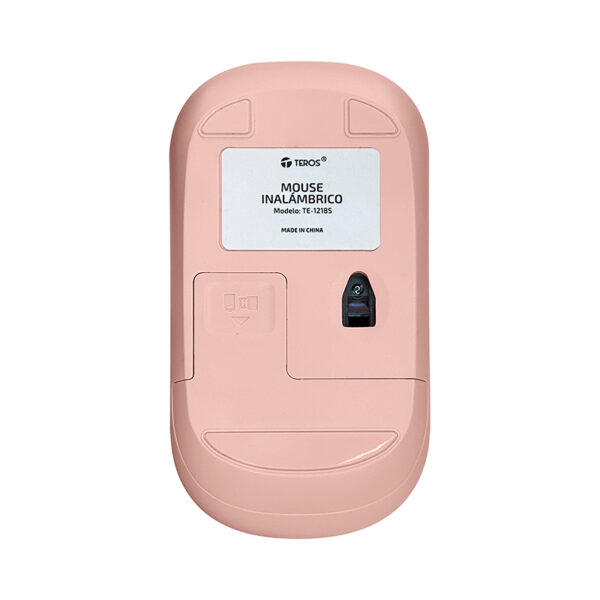 Mouse óptico inalámbrico TEROS TE-1218S, 1000 DPI, receptor USB, 3 botones - Imagen 6