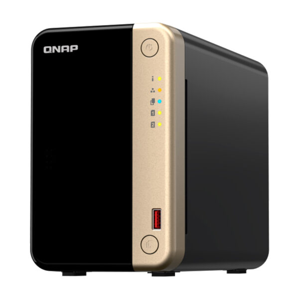 Servidor NAS QNAP TS-264-8G, Celeron N5095 4C / 2.9GHz, 8GB RAM, Bahias: 2 x 3.5" SATA