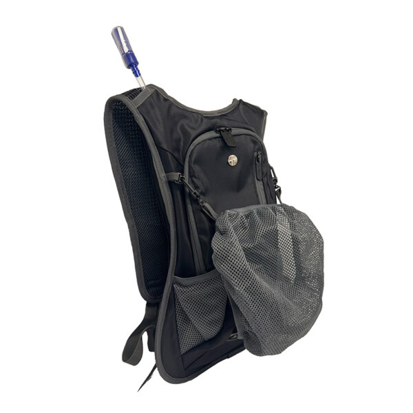 Mochila de hidratación TEROS TE-9034BK, incluye bolsa de agua de 2L, poliéster, negro - Imagen 7