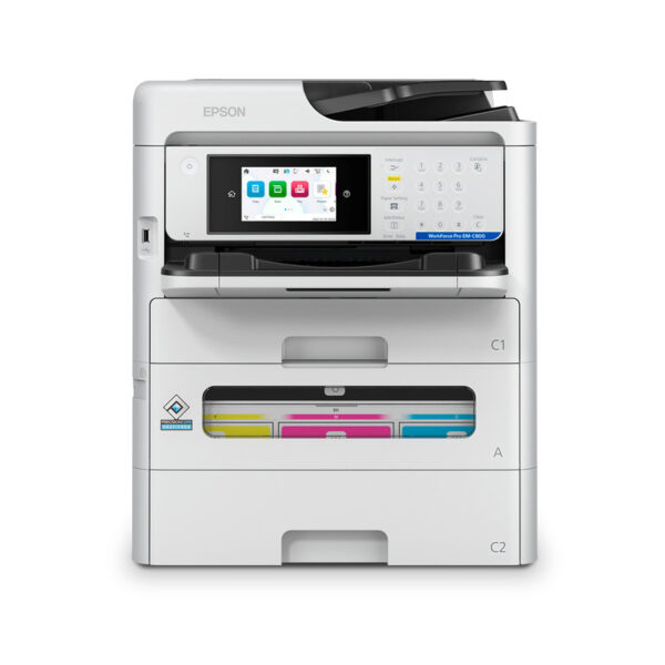 Impresora Epson MFP Color WorkForce Pro EM-C800, Imprime/Escanea/Copia/Fax/USB/WLAN/LAN - Imagen 3
