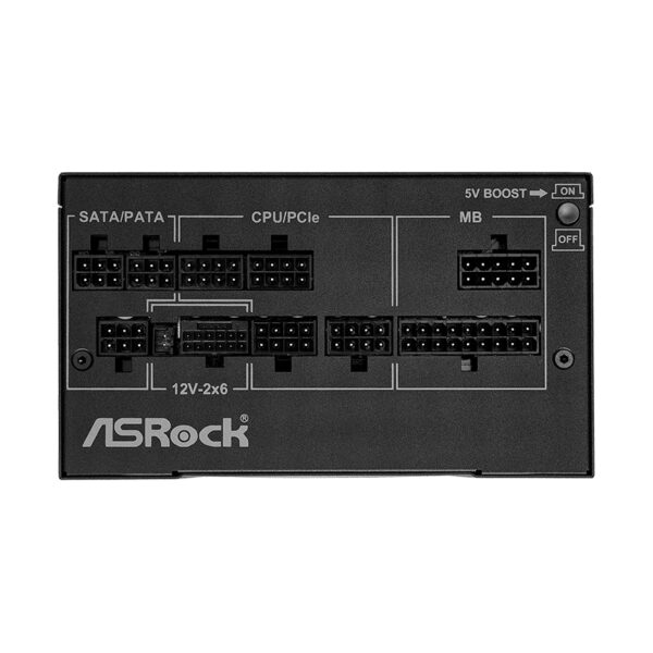 Fuente de alimentación Asrock PG-750G, 750W, ATX, 80 Plus Gold. - Imagen 2