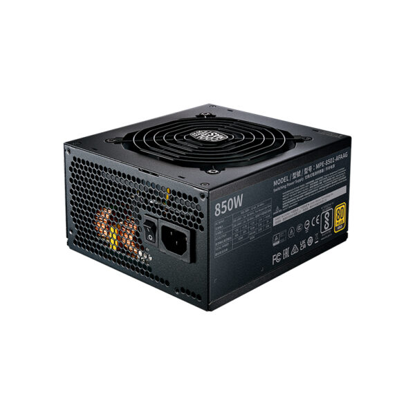 Fuente COOLER MASTER MWE Gold 850 V2, 850W, 80 PLUS Gold, Formato ATX, Full Modular - Imagen 2
