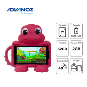 Tablet Advance Intro TR8990, 7" IPS 1024x600, Android 14 Go, 4G, Dual SIM, 32GB, RAM 2GB