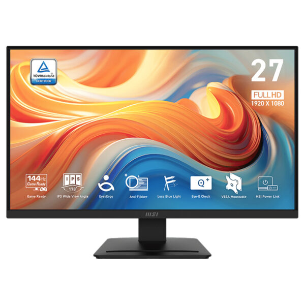 Monitor Plano MSI PRO MP273L E14, 27"/144Hz/FHD(1920x1080)/IPS/HDMI/VGA