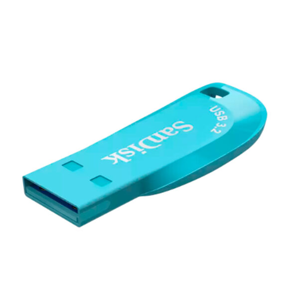 Memoria Flash USB SanDisk Ultra Shift, 32GB, USB 3.2 Gen 1, Color Cyan - Imagen 2
