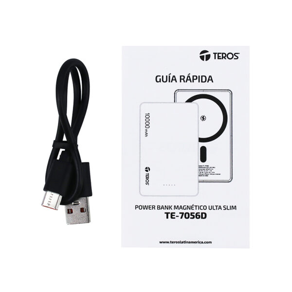 Powerbank TEROS TE-7056D, 10000 mAh, (3,85 V/38.5 Wh) - Imagen 4