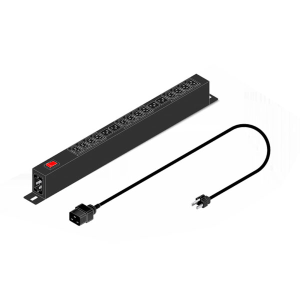 Unidad de distribución de energía ELISE, PDU-V-16T-15A-4(N5-15R)-12(C13)-C20-0U - Imagen 2