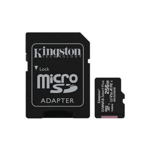 Memoria micro-SD Kingston Canvas Select Plus, 256GB, Incluye Adaptador SD