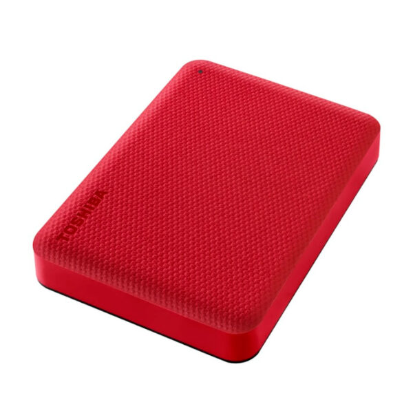 Disco Duro Externo Toshiba Portátil Canvio Advance, 2 TB, USB 3.0 / 2.0, Color: Rojo - Imagen 2