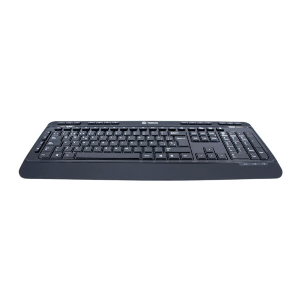 Teclado inalámbrico TEROS TE-4074CS, 2.4Ghz, USB, negro - Imagen 2