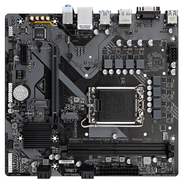 Motherboard Gigabyte B760M E (rev. 1.0) Chipset Intel B760, LGA1700, Micro ATX