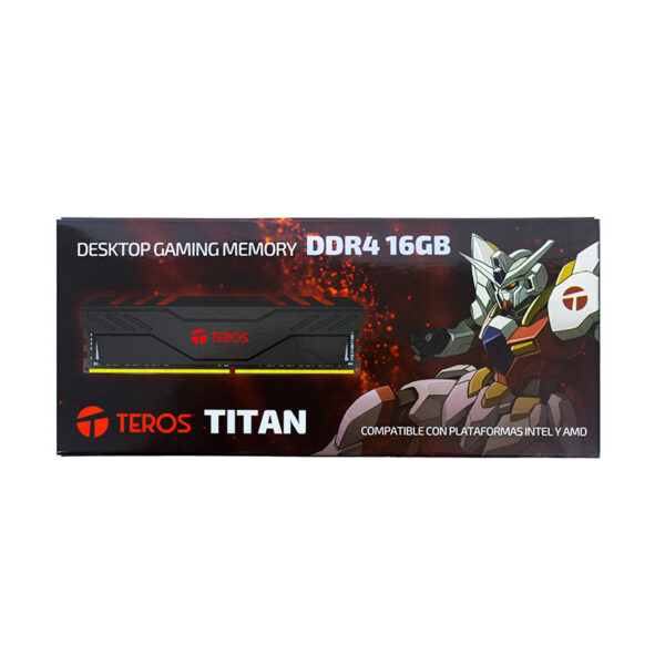 Memoria RAM TEROS TITAN 16GB DDR4-3200MHz, CL17/CL16, 1.2/1.35V, negro - Imagen 3