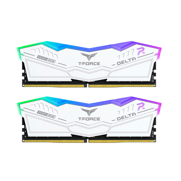 TeamGroup DELTA RGB DDR5 32GB Kit de 2 Unid (2x16GB) Memory White, 6000MHz, CL38 - Imagen 2