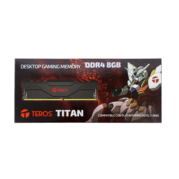 Memoria RAM TEROS TITAN 8GB DDR4-3200MHz, CL17/CL16, 1.2/1.35V, negro - Imagen 3