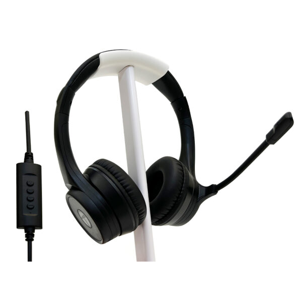 Audífono inalámbrico TEROS TE-8035N (Headset), negro - Imagen 3