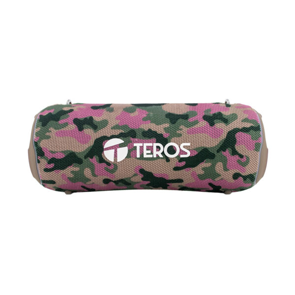 Parlante TEROS Ultra TE-6046M, BT 5.3, RGB, TWS, color marrón militar camuflado - Imagen 5