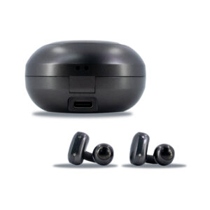 Audífonos TEROS TE-8079N, Bluetooth, TWS, negro