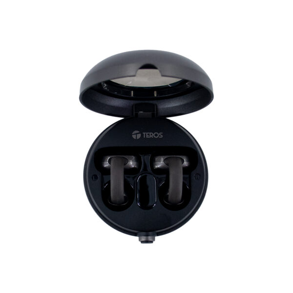 Audífonos TEROS TE-8079N, Bluetooth, TWS, negro - Imagen 2