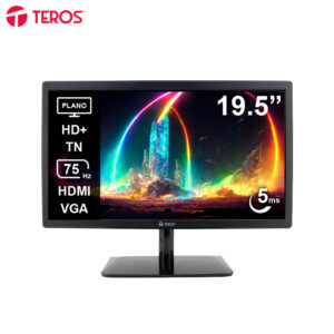 Monitor plano TEROS TE-1915S 19.5" HD+ TN 75Hz 5ms HDMI VGA negro