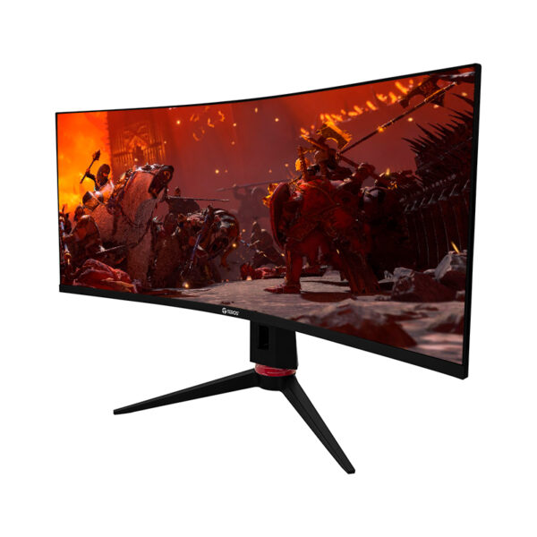 Monitor curvo gaming TEROS TE-3412G 34" UWQHD VA 180Hz 1ms HDMI DP AUDIO OUT negro - Imagen 4