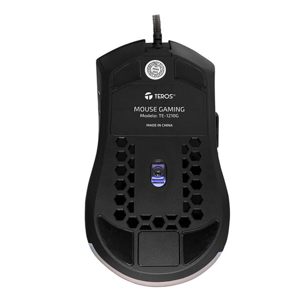 Mouse gamer TEROS TE-1210G, 7 botones, RGB, negro - Imagen 6