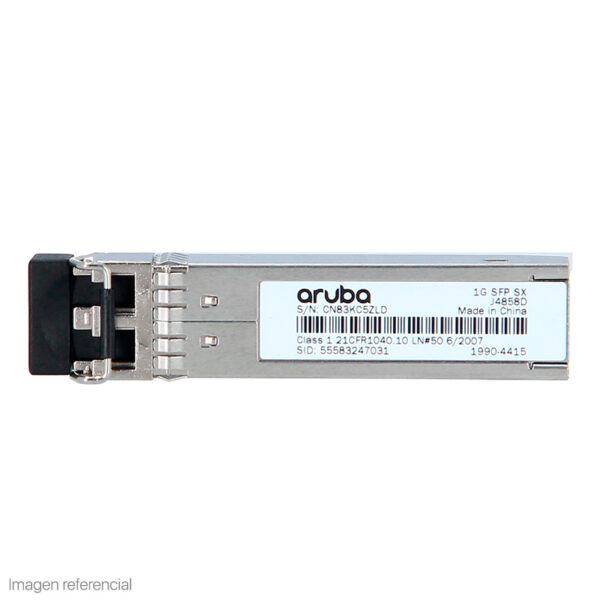 Modulo transceptor HP Aruba J4858D, 1000Base-SX, GbE, SFP.