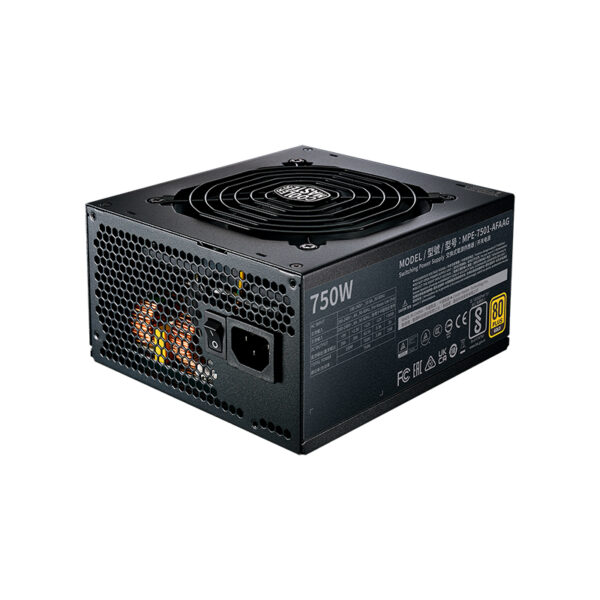 Fuente de alimentación COOLER MASTER MWE Gold 750 V2, 750W, 80 PLUS Gold, Formato ATX. - Imagen 2