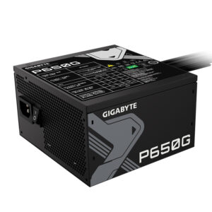Fuente de alimentación Gigabyte P650G, 650W, 80 PLUS Gold, Formato ATX.