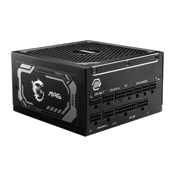 Fuente de alimentación MSI MAG A1000GL PCIE5, 1000W, 80 PLUS Gold, Formato ATX. - Imagen 2
