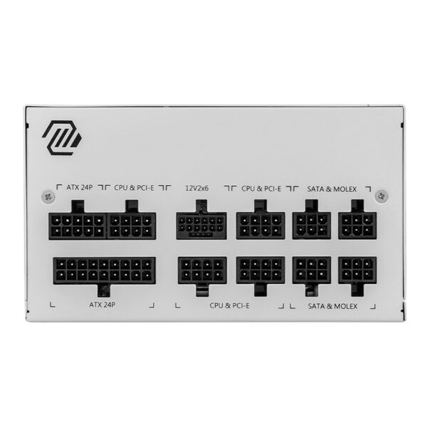 Fuente de alimentación MSI MAG A850GL PCIE5 WHITE, 80 PLUS Gold, Formato ATX. - Imagen 2